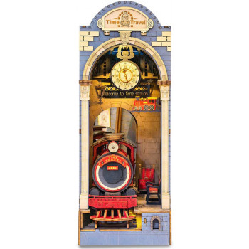 3D drvene puzzle/držač za knjige TIME TRAVEL 