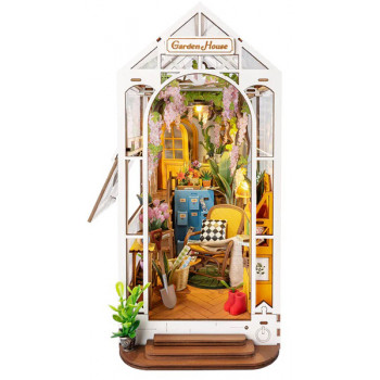 3D drvene puzzle/držač za knjige  GARDEN HOUSE 