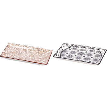 Pravougaoni plitki tanjir TRICY 20x13x2cm (DVE VRSTE) 
