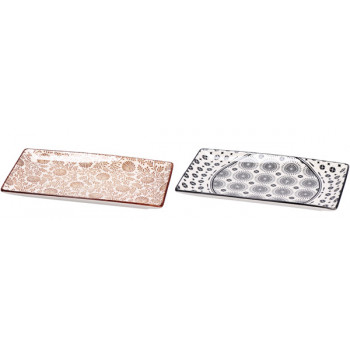 Pravougaoni plitki tanjir TRICY 26x15x3cm (DVE VRSTE) 