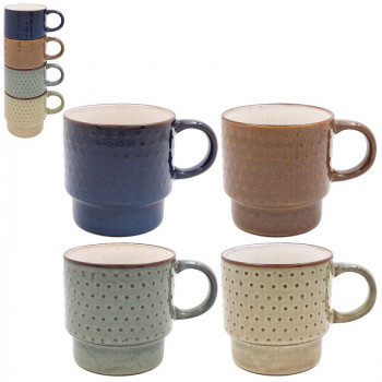 Set četiri šolje REACTIVE GLAZE 