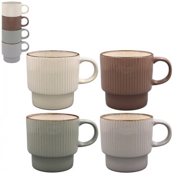 Set četiri šolje REACTIVE GLAZE 