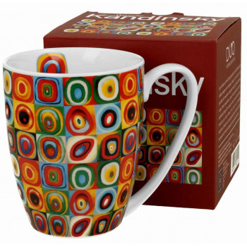 Šolja - SQUARES WITH CIRCLES - W. KANDINSKY - 360ml 