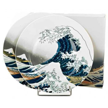 Set dva dezertna tanjira - THE GREAT WAVE - K. HOKUSAI 