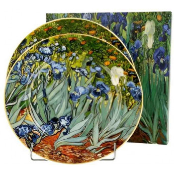 Set dva dezertna tanjira - IRISES - V. VAN GOGH 