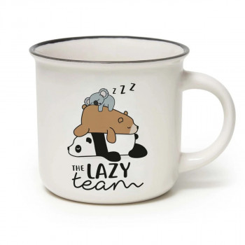 Šolja za kafu 350 ml LAZY TEAM 