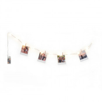 Svetleća dekoracija sa štipaljkama za fotografije STRING LIGHTS 