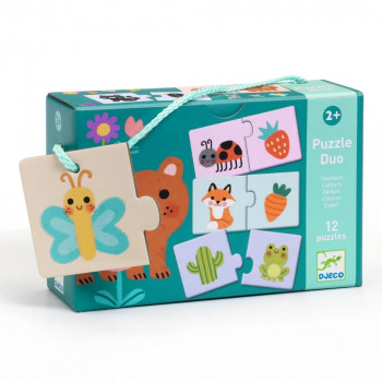 Puzzle za decu COLOURS 12 kom 