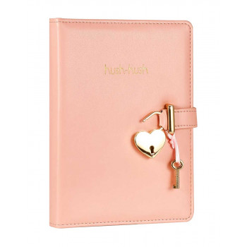 Dnevnik na linije HUSH-HUSH 13x18cm Pink 