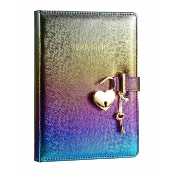 Dnevnik na linije HUSH-HUSH 13x18cm Colors 