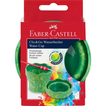FABER CASTELL čaša CLIC&GO ZELENA 