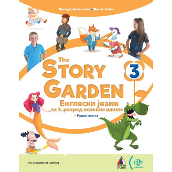 ENGLESKI JEZIK ZA 3. RAZRED, THE STORY GARDEN 3, RADNA SVESKA (NOVO) 