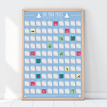 Greb-greb poster 100 YOGA POSES 