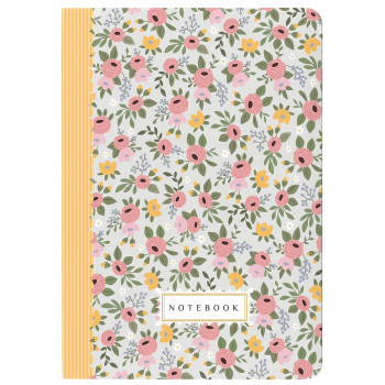 Sveska A4 FLOWERS, 60 listova na kvadratiće 