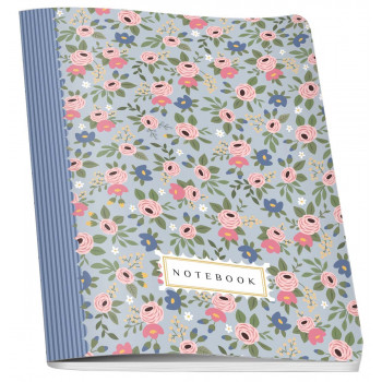 Sveska čistih listova A5 FLOWERS, 60 listova 