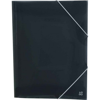 FASCIKLA  PVC sa gumicom A4 32x24,6x1cm siva 