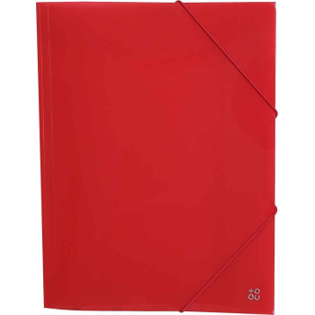 FASCIKLA PVC sa gumisom A4 32x24,6x1cm crvena 
