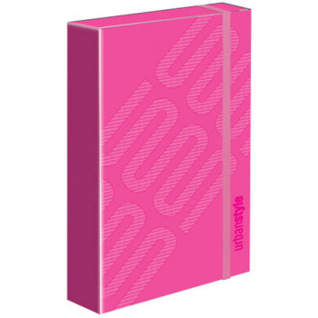 FASCIKLA PREMIJUM SA GUMOM PINK 31x24x4,5cm 