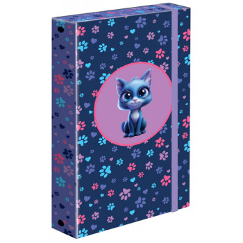 FASCIKLA PREMIJUM SA GUMOM -KITTY PAWS 31x24x4,5cm 