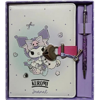 Notes sa ključićem i olovka KUROMI HUSH HUSH 