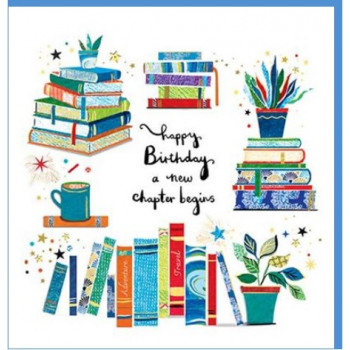 Rođendanska čestitka BOOKS 