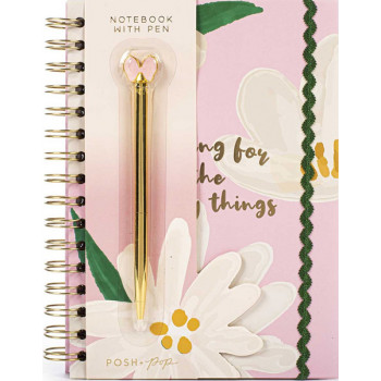 Spiralni notes A5 sa hemijskom olovkom 