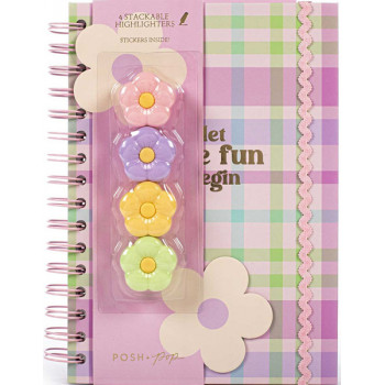 Spiralni notes A5 + 4 mini signira 