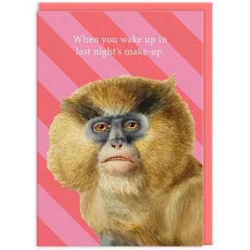 LAST NIGHT'S MAKE UP GREETING CARD (12185) (NHMGC12185) 