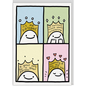 Rođendanska čestitka BIRTHDAY CROWN 