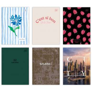 Sveska A4, 80 listova na linije (Više vrsta) 