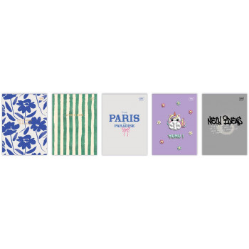 Notes A7, 50 listova na kvadratiće (Više vrsta) 