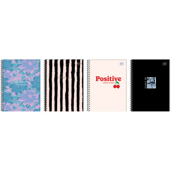 Spiralni notes A5, tvrde korice, 80 listova na kvadratiće (Više vrsta) 