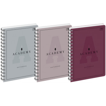 Notes sa spiralom A4 kvadratići ACADEMY (TRI VRSTE) 