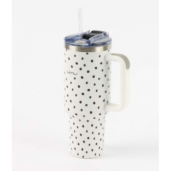 Putna šolja 1200ml od nerđajućeg čelika MIAU DOTS 