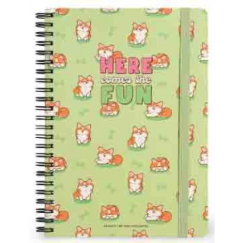 Notes sa spiralom CORGI linije 21x15cm 