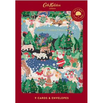 Set devet novogodišnjih i božićnih čestitki CHRISTMAS LEGENDS 