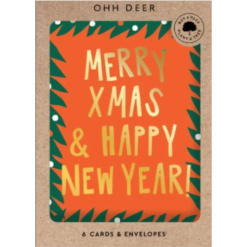 Set devet novogodišnjih i božićnih čestitki MERRY CHRISTMAS 