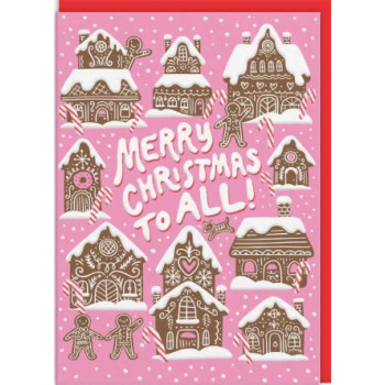 Novogodišnja čestitka GINGER BREAD HOUSES 