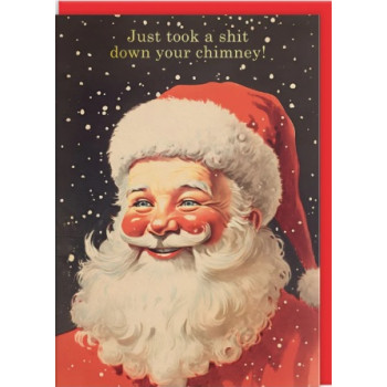 Novogodišnja čestitka JUST TOOK A SHIT 