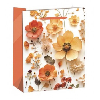 Ukrasna kesa ORANGE FLOWERS M 
