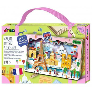Kreativni set LET'S TRAVEL TOGETHER 3D PARIS 
