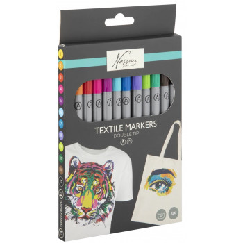 Dvostrani markeri za tkaninu 12kom 