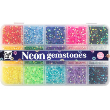 Set perlica za nakit NEON - 15 boja 