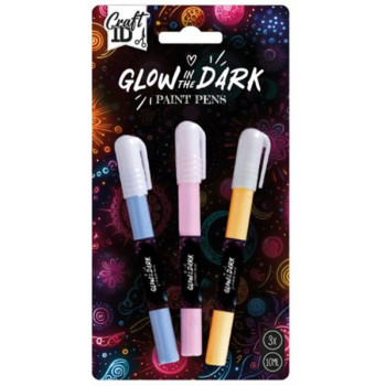 Set tri markera koji svetle u mraku 10ml 