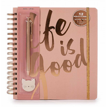 Agenda sa olovkom 2026 (12m) POSH&POP Life Is Good 