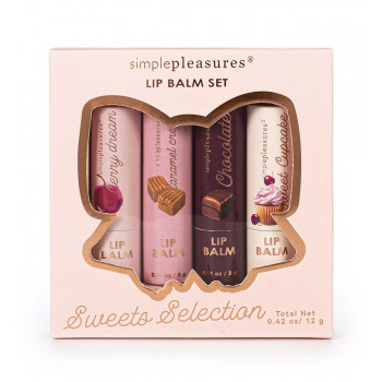 Poklon set COZY Balzam za usne 4x3g 