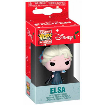 FUNKO POP! Privezak za ključeve PRINCESS HOLIDAY - ELSA 