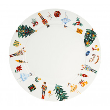 Veliki porcelanski tanjir KRCKO ORAŠČIĆ 