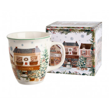 Porcelanska šolja 600ml NOVA GODINA Grad 