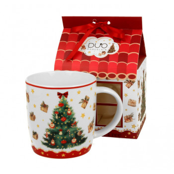 Porcelanska šolja 400ml NOVA GODINA Jelka 